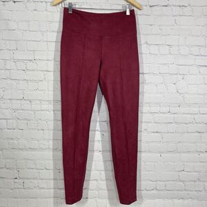 White House Black Market Runway Legging Women Size 6 High Waisted Maroon Pants